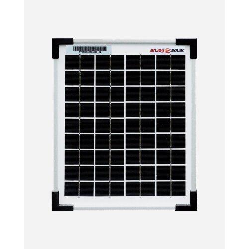 enjoysolar® Monokristallines Solarmodul 5W Solarpanel+Solarkabel