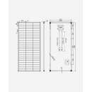 enjoysolar® Monokristallines Solarmodul 200W 36V