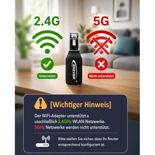 EPEVER® WiFi Adapter 2,4G RJ45 D