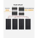 enjoy solar® Solar Stecker 4Fach mit 40cm...