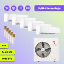 Rotenso Roni Multisplit Klimaanlage 5x 2,6 kW (9000 BTU)...