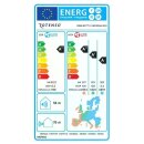 Rotenso Roni Multisplit Klimaanlage 5x 2,6 kW (9000 BTU) WiFi Inverter Set f&uuml;r 5 R&auml;ume &ndash; A++