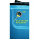 Wassertank 400L Blau Trinkwassertank Frischwassertank Wasserspeichertank