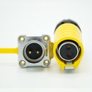 Au&szlig;enanschluss Stecker/Buchse GELB
