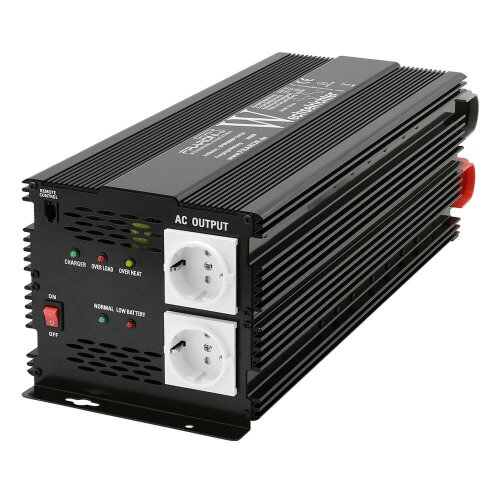 FraRon Wechselrichter modifiz. Sinus 3000 Watt 12V mit Ladegerät 10A und Netzvorrangschaltung