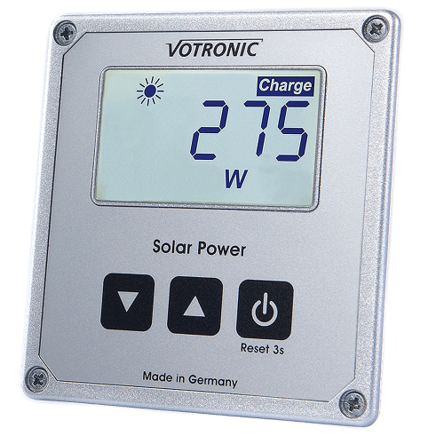 Votronic LCD Solar Computer S - für Solar Regler 12V und 24V (SR und MPP) - 1250